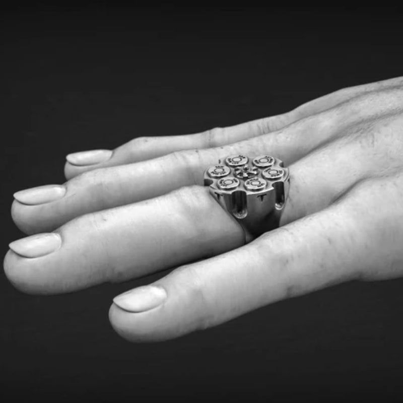 Silver Motorcycle Ring