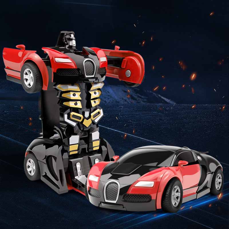 Children Automatic Transformation Robot Car Model