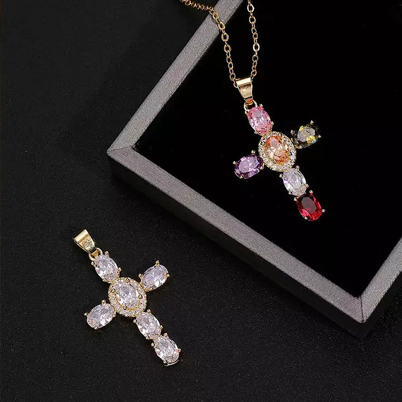 COLLAR CRUZ LUMINOSA