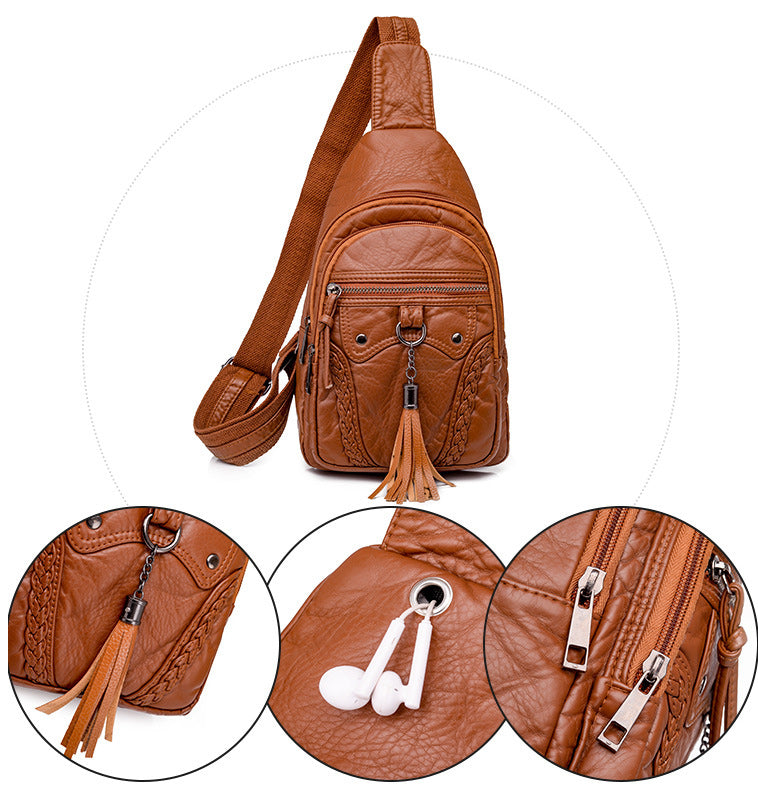 Women's Shoulder Bag  With a Tassel