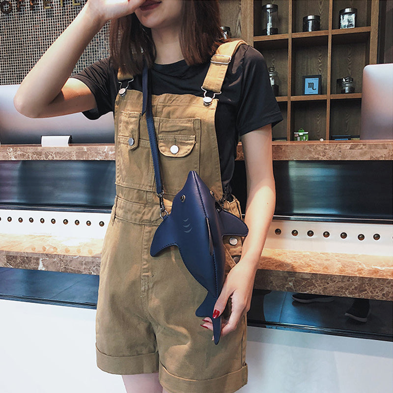 Lovely Shark Shaped Crossbody Bag