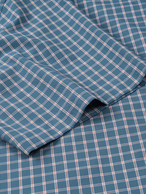 Men's Checkered Short Sleeve Shirt
