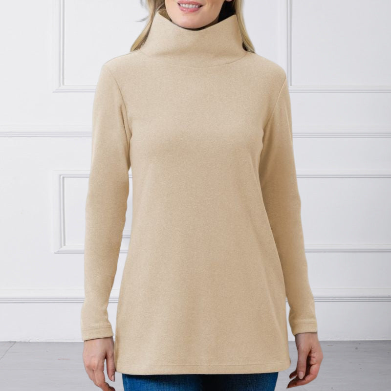 Turtleneck Fleece Sweatshirt