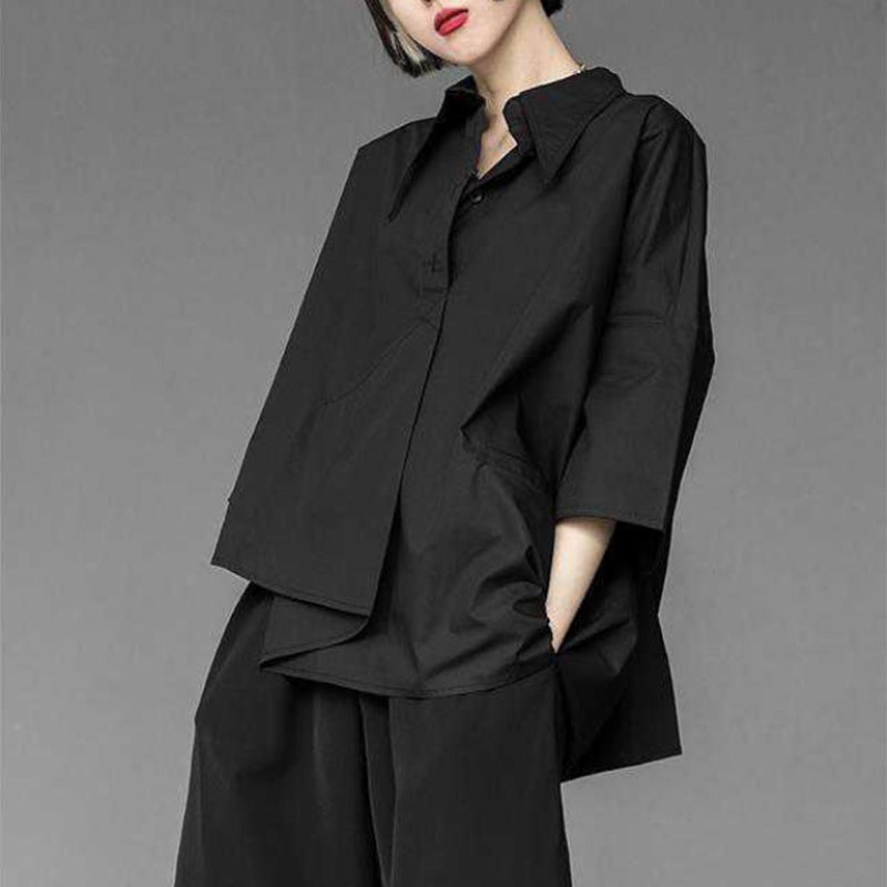 Summer Loose Irregular Shirt