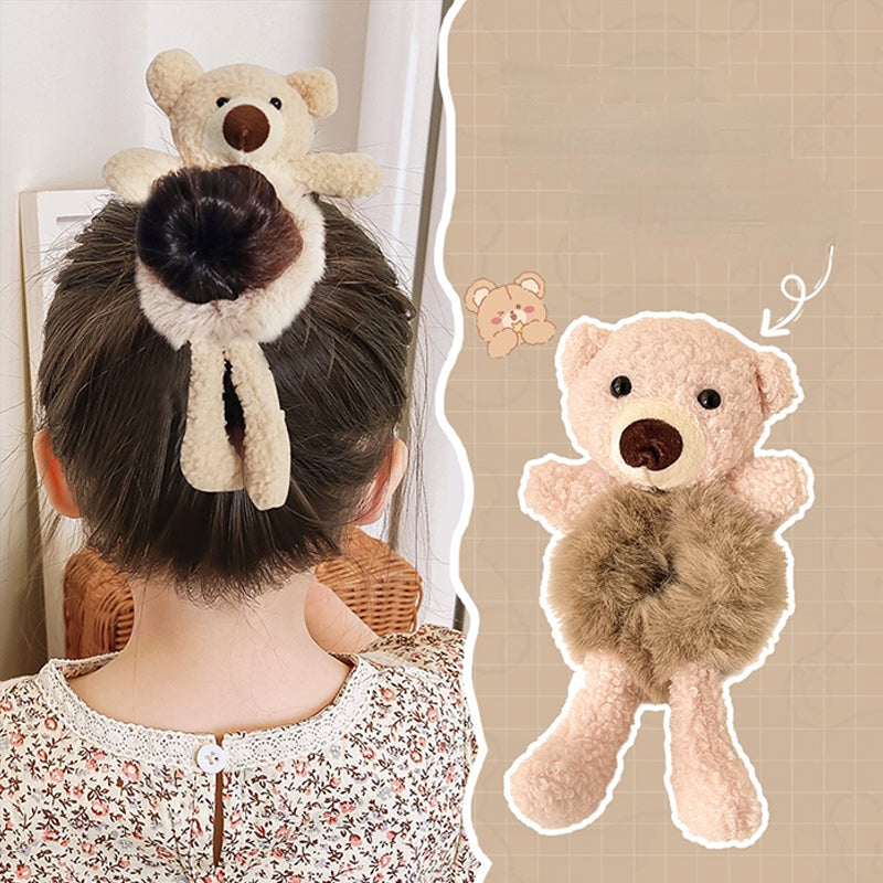 Cute Bear Hair Tie Hair Scrunchies