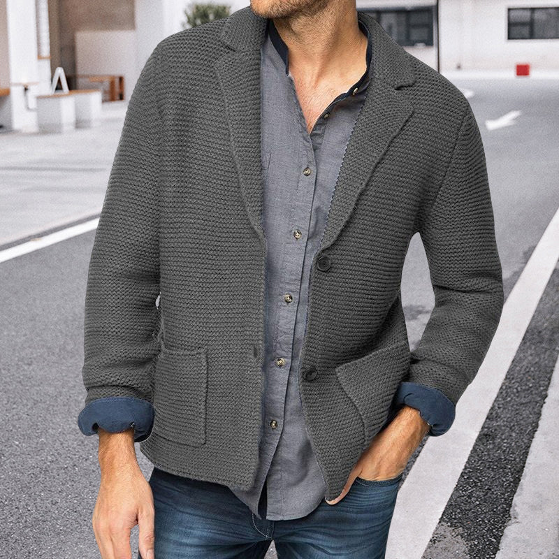 Lapel Knit Jacket