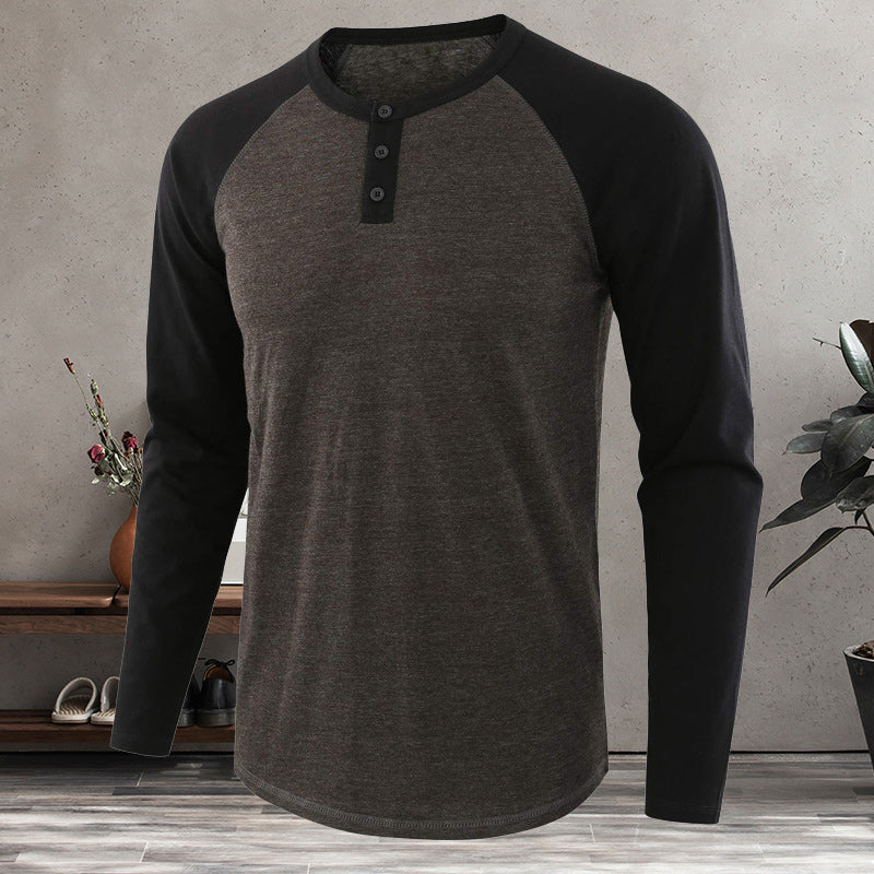 Men's Henley Long Sleeve T-Shirt