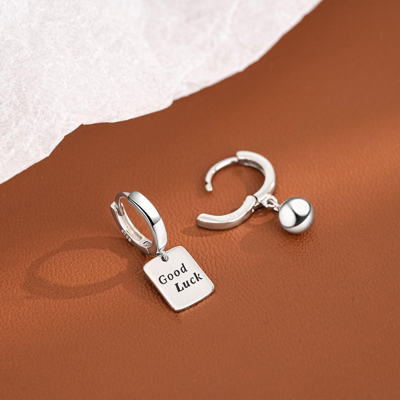 Lucky Alphabet Earrings