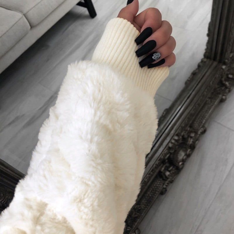 Hooded Plush Jacket