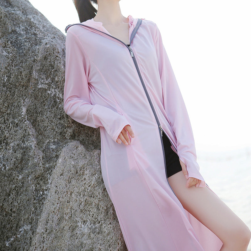 Long Ice Silk Sunscreen Clothes