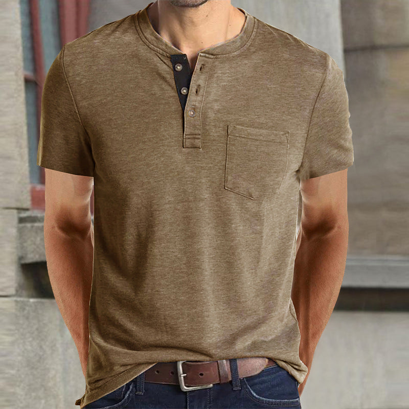 Men's Cotton Multi Color Short Sleeve T-shirt