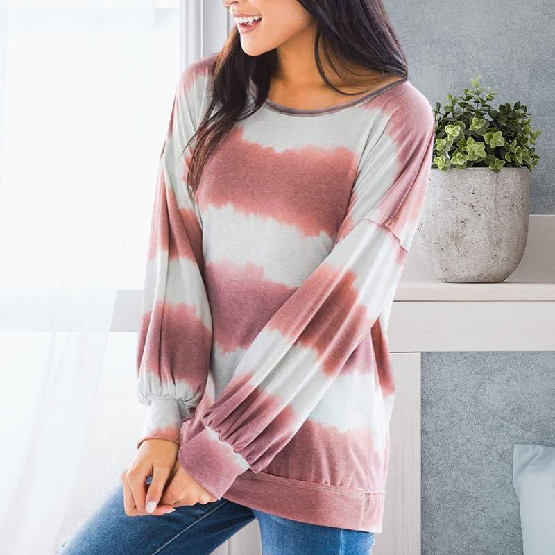 Loose Crew Neck Long Sleeve T-Shirt