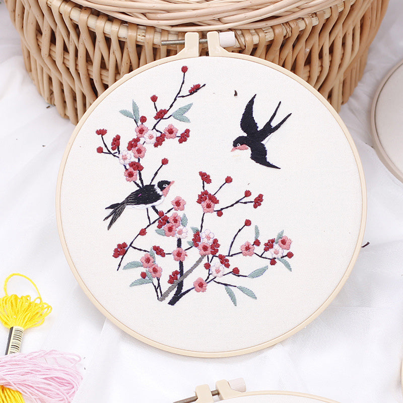 Hand-embroidered DIY Kit