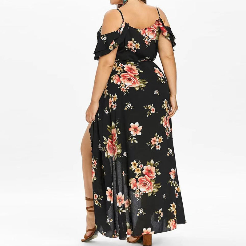 Printed Sexy Slip Dress