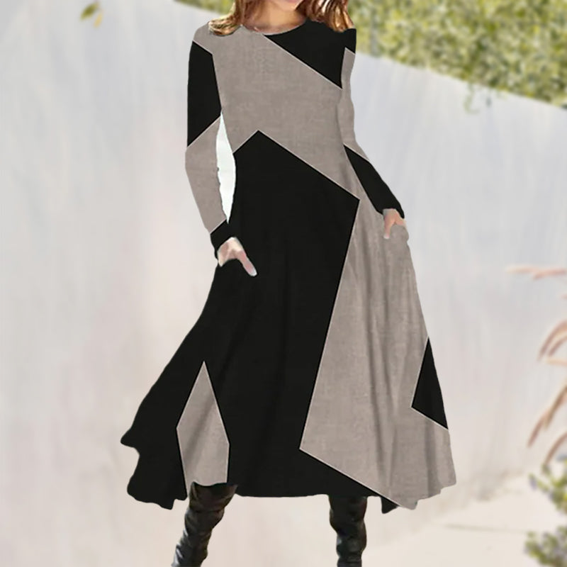 Pocket Print Dress