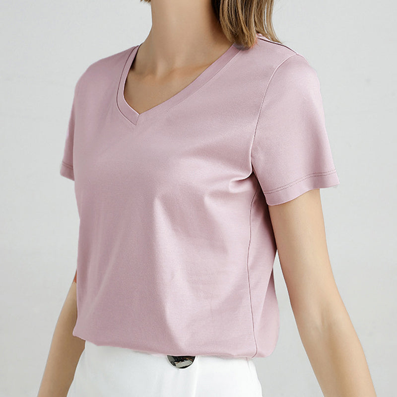 Solid Color Simple T-Shirt