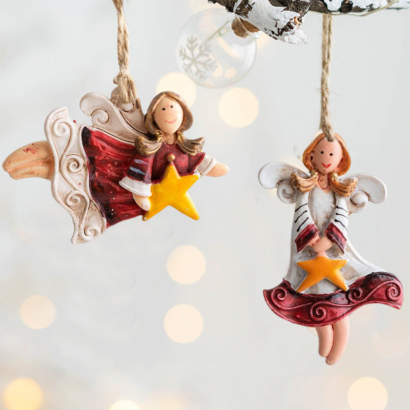 Vintage Angel Resin Pendant