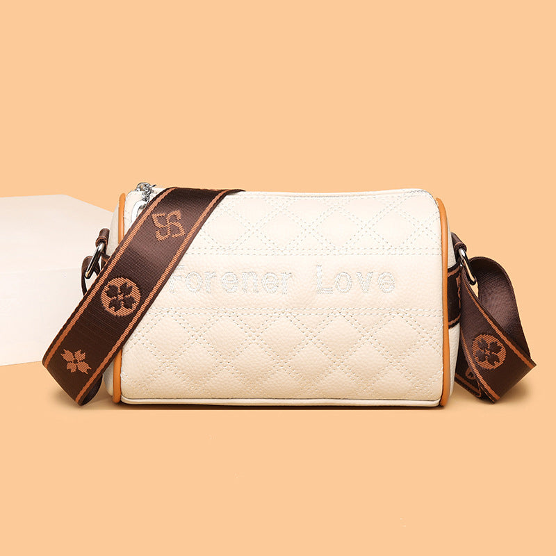 Lingge Cowhide Pillow Bag