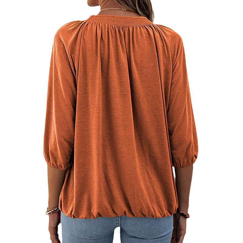Pullover Crewneck Loose T-Shirt