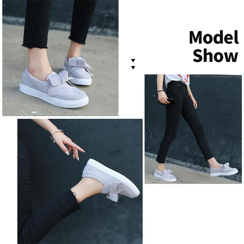 Female Summer Bow Canvas Shoes