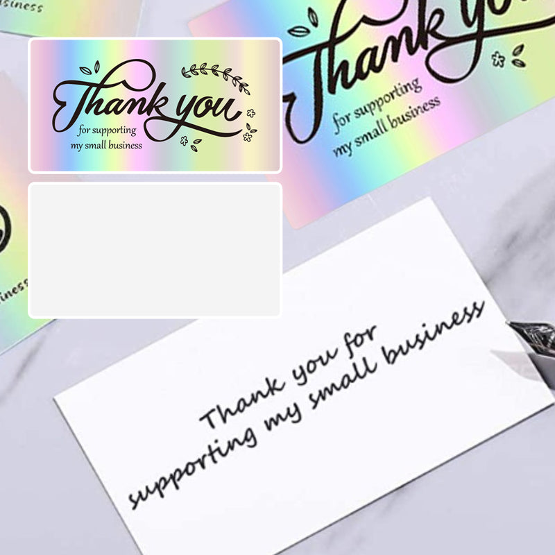 Laser Thank You Card