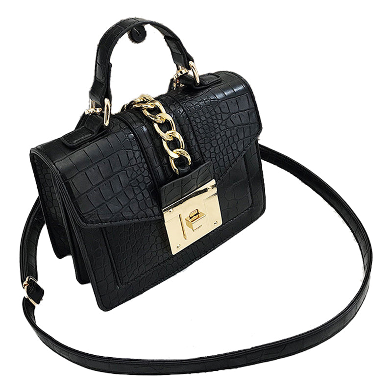 Stone Pattern Small Square Bag