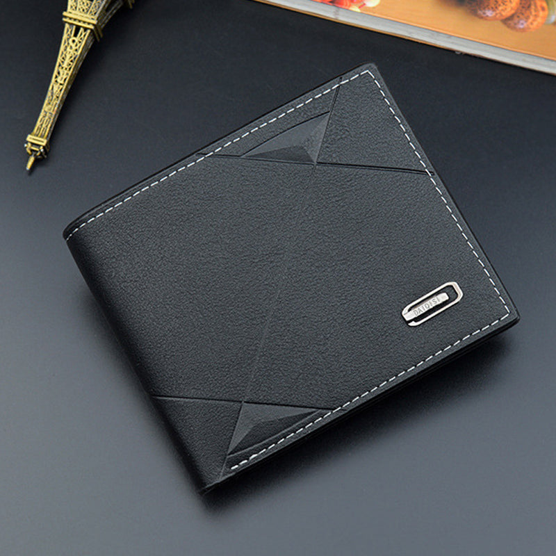 New Men's Short Wallet