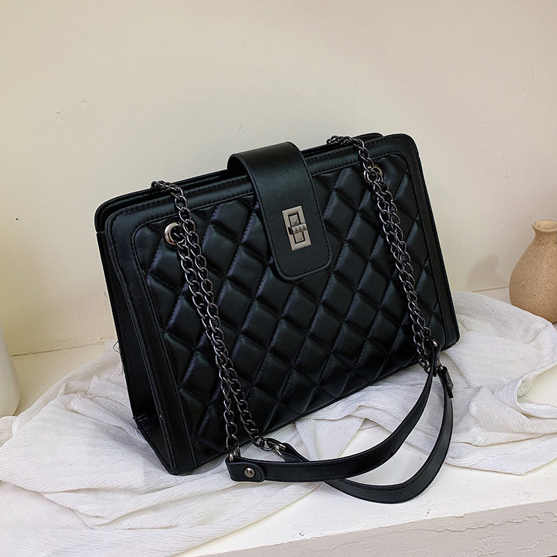 Rhombus Chain Small Square Bag