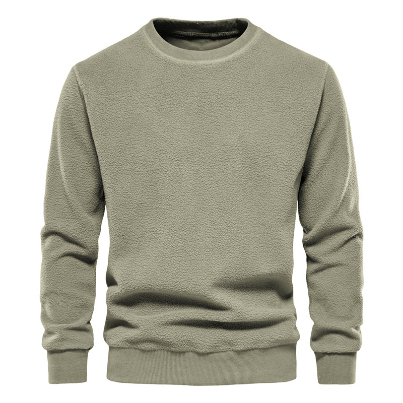 Men's Crew Neck Sherpa Sweatshirt
