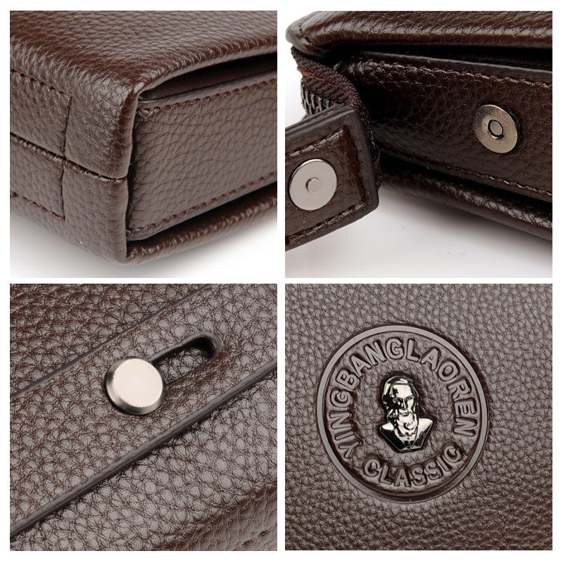 Anti-theft Combination Lock Business Men's Clutch