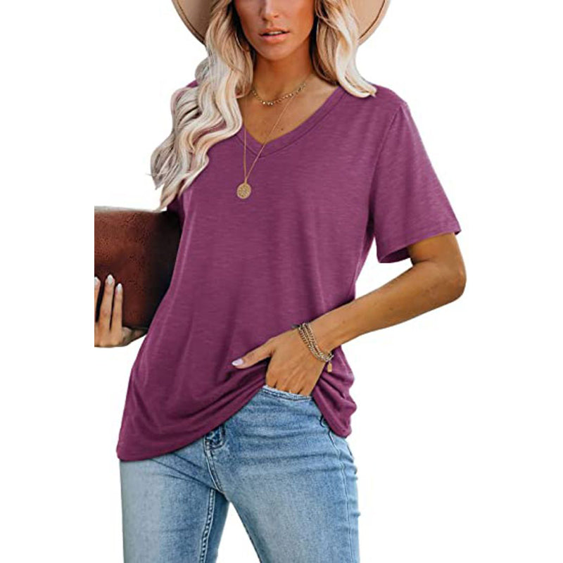 Multicolor V-Neck T-Shirt