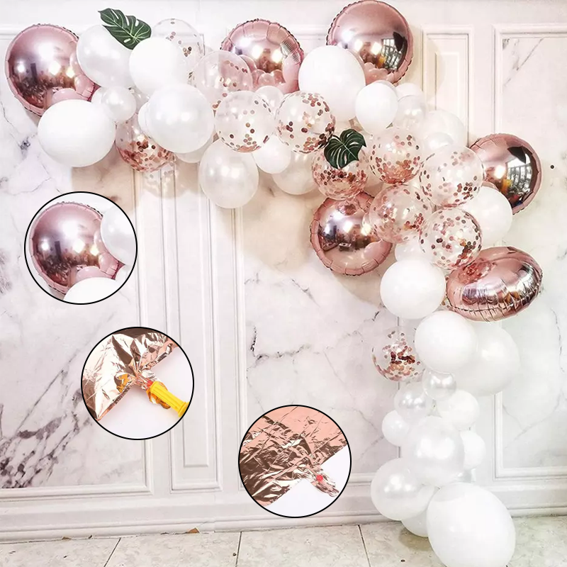 Rose Gold Latex Balloons