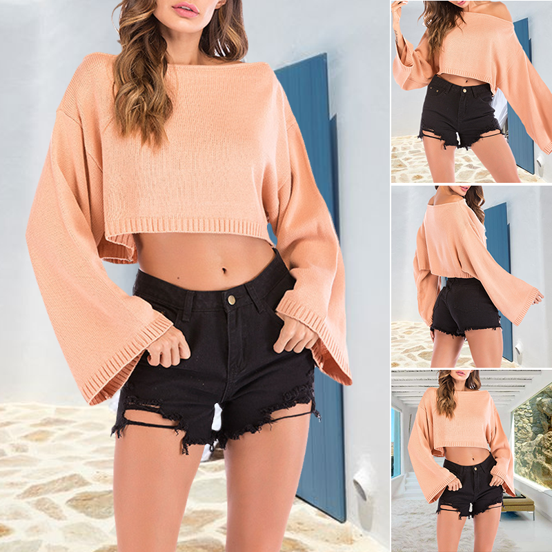 Women's Casual Off Shoulder Sweaters