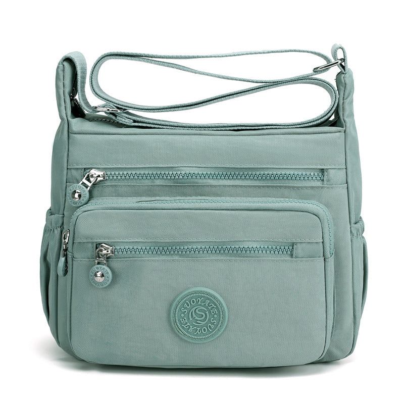 Printed Nylon Shoulder Bag