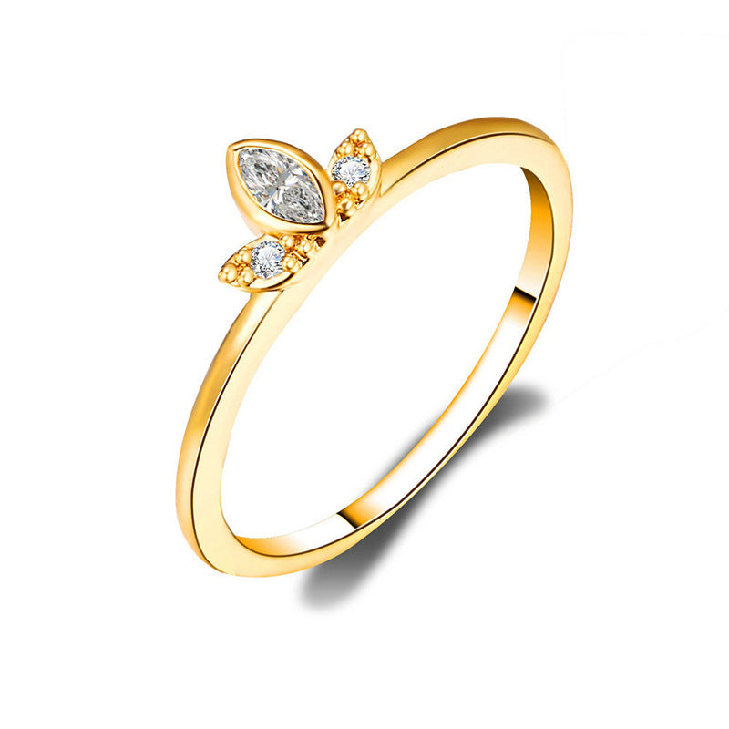 TRIPLE TEARDROP RING