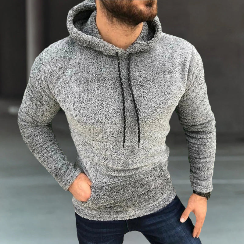 Double Face Fleece Hooded Sweatshirt
