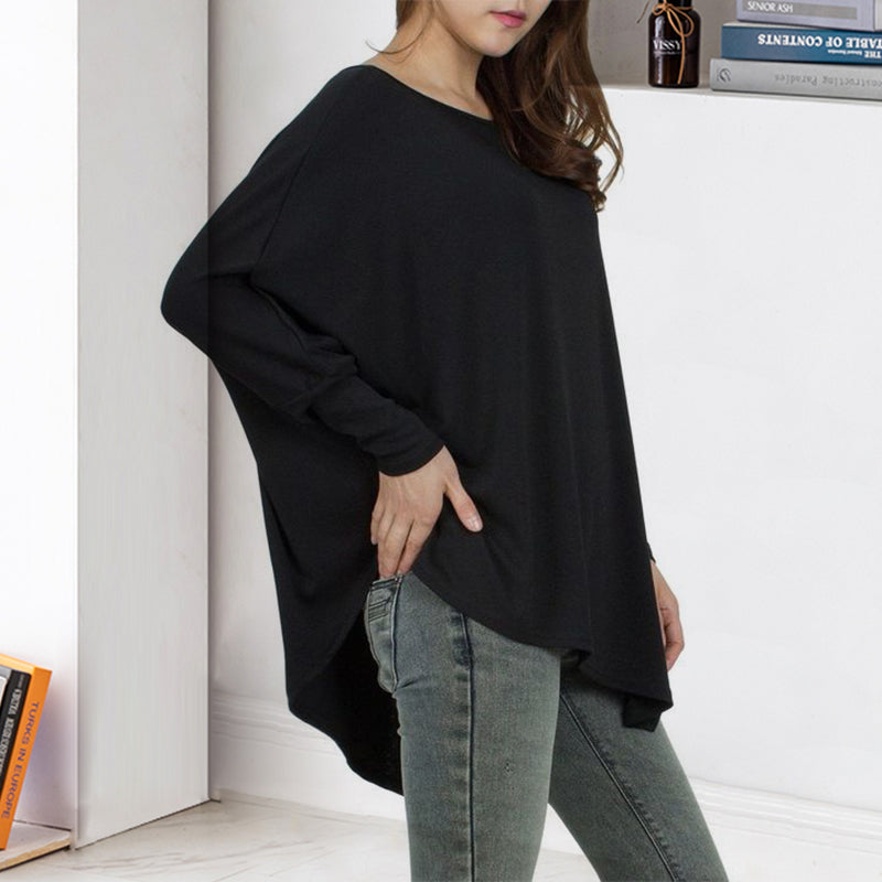 Irregular Long Sleeves T-Shirt