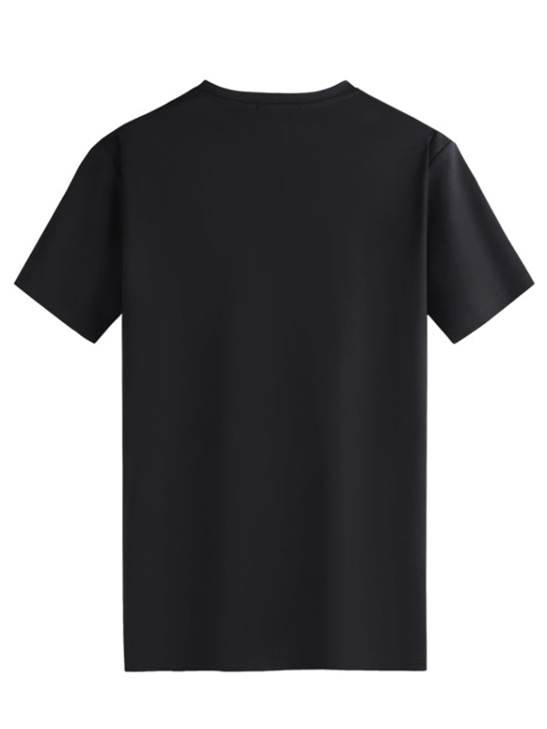 Round Neck Printed Short Sleeve T-Shirt