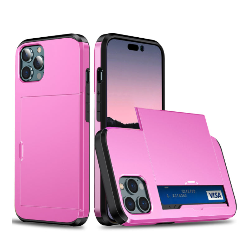 2-in-1 Mobile Phone Case with Card Sliding Cover