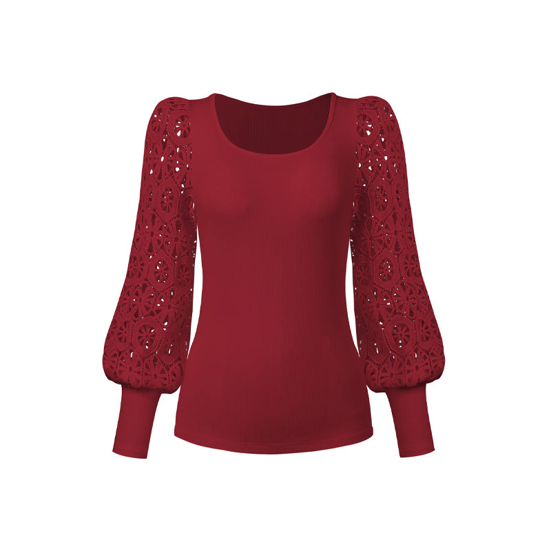 Lace Long Sleeve T-Shirt