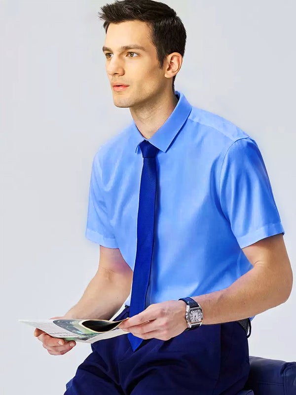 Solid Color Business Shirt