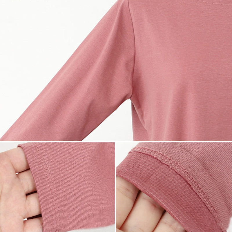 Crew Neck Long Sleeve T-shirt