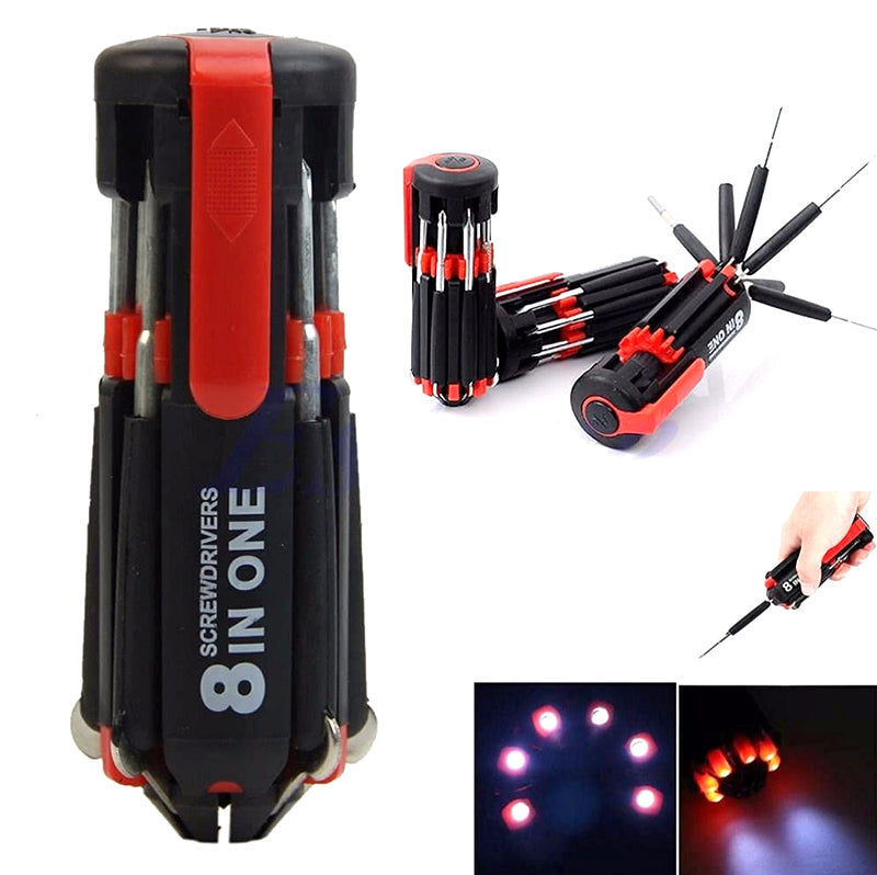 8 In 1 Torch Screwdriver