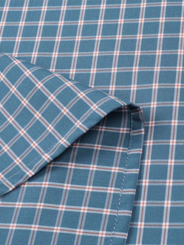 Men's Checkered Short Sleeve Shirt