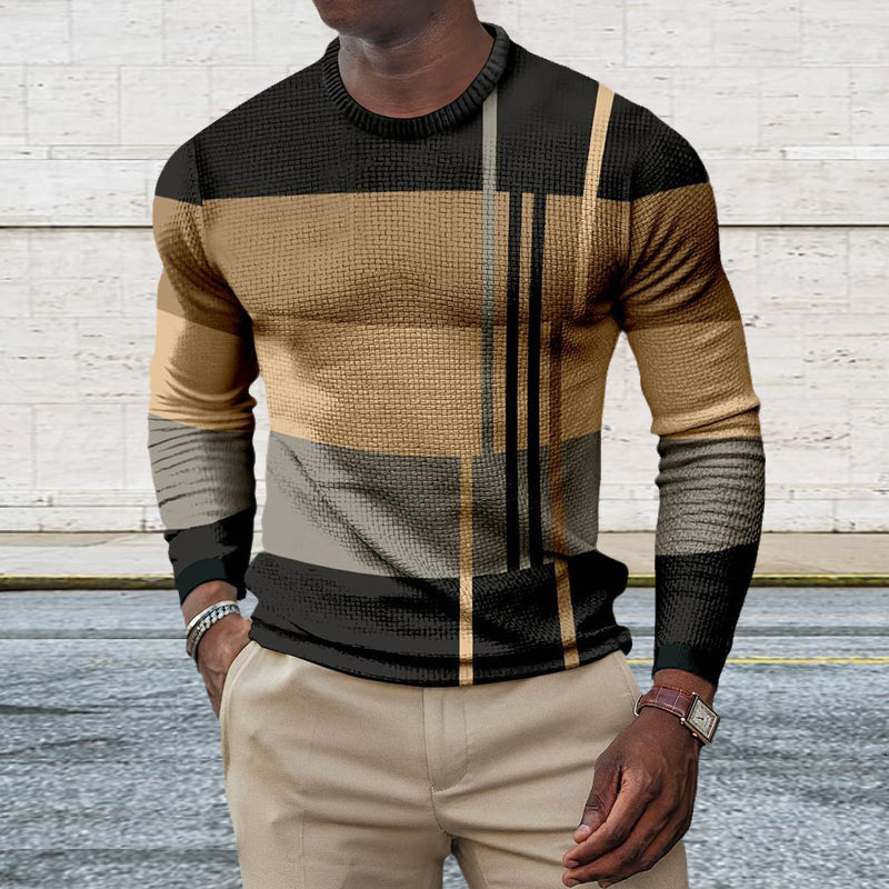 Men's long sleeve casual top