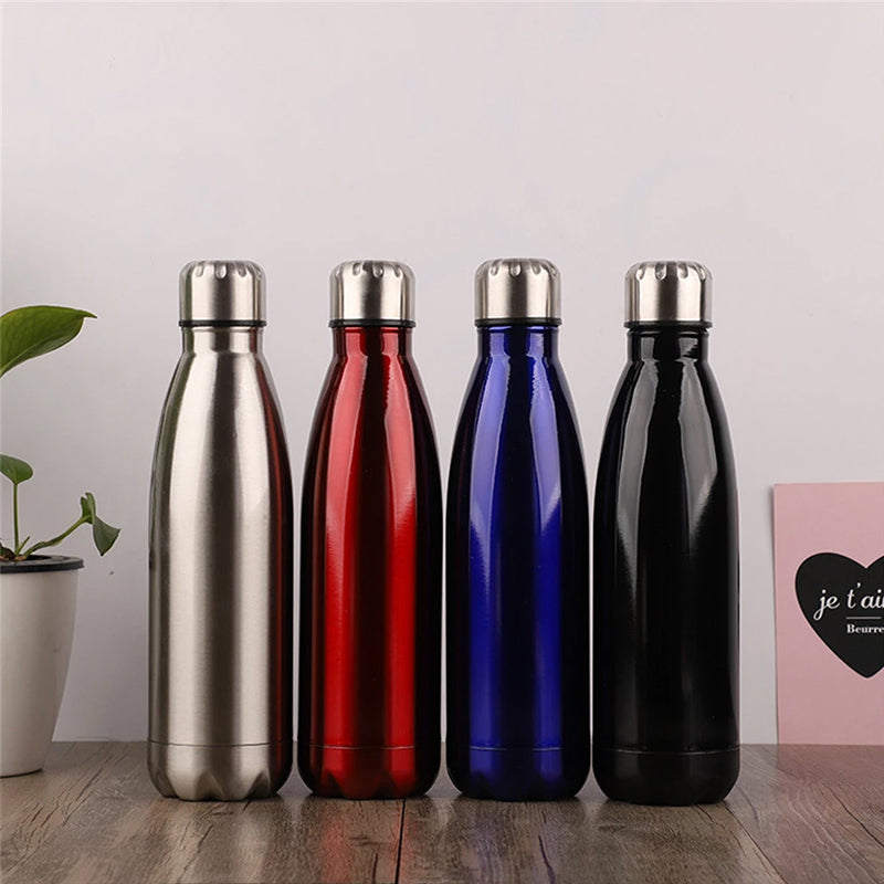 Outdoor Sports Stainless Steel Coke Bottle