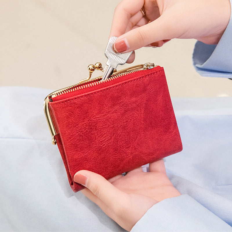 Women's Short Square Mini Wallet