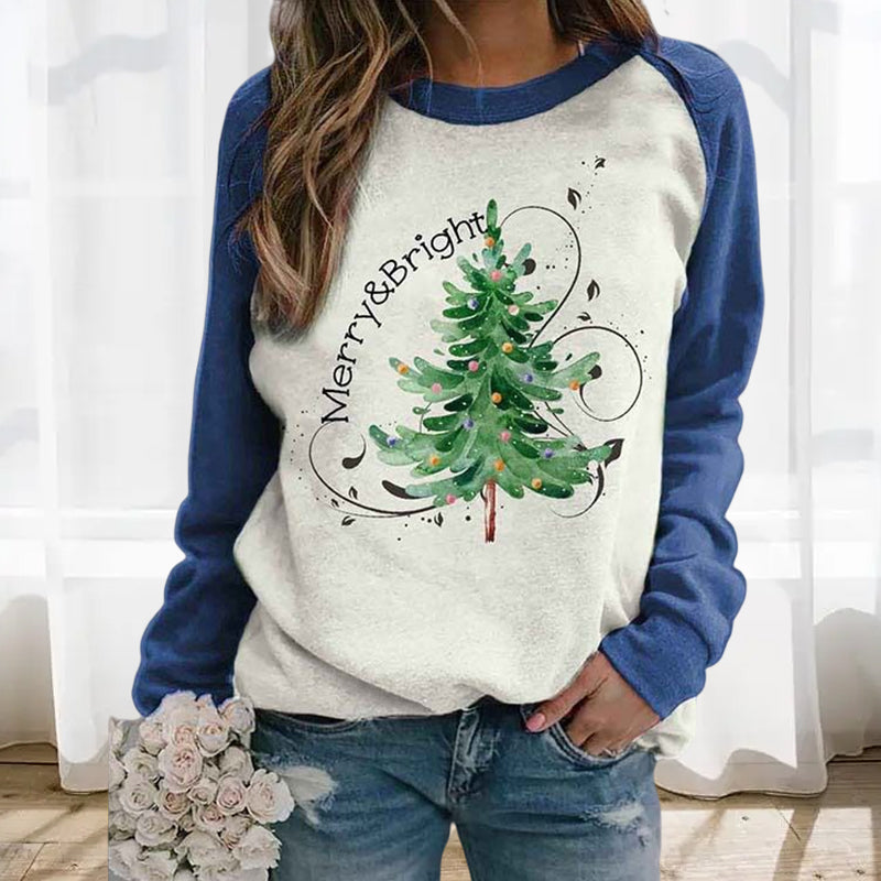 Christmas Tree Sweatshirt For Women