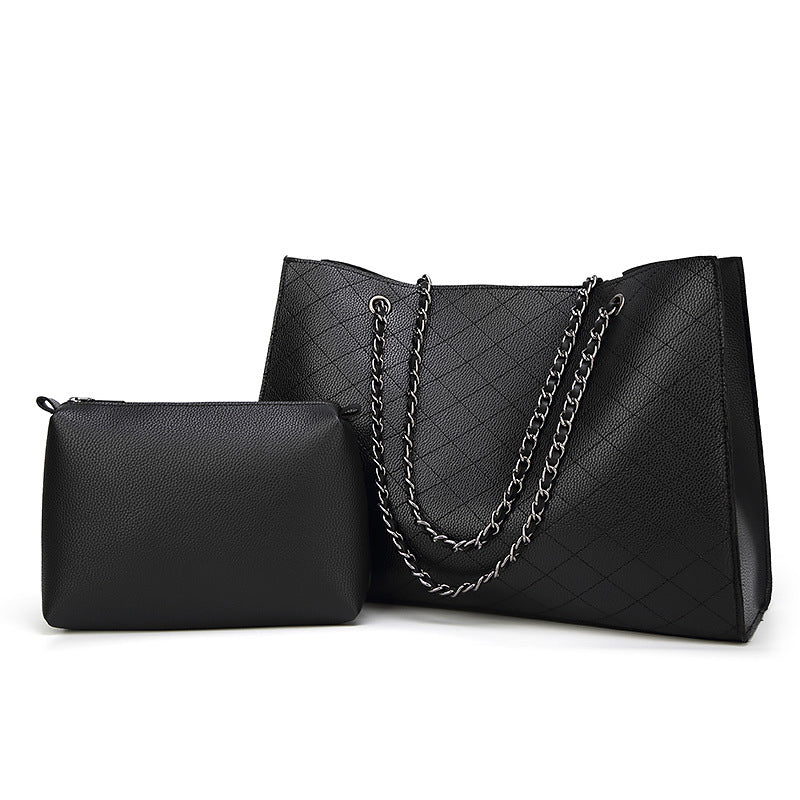 Women's Diamond Lattice Handbag