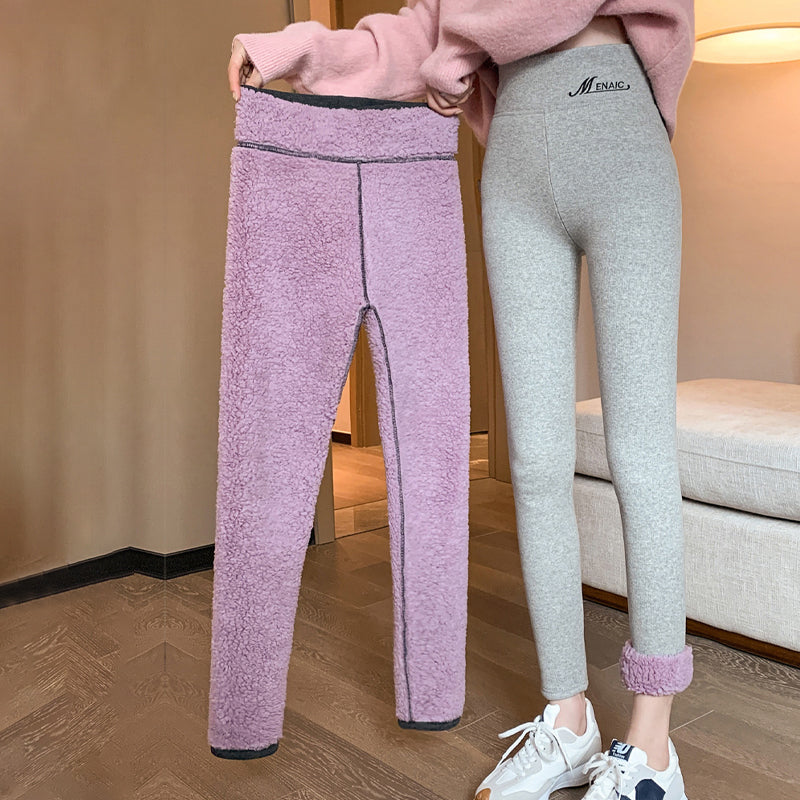 Casual Warm Winter Solid Pants